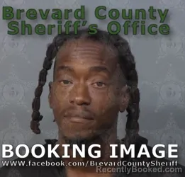 Mugshot of Rashawn Jamual Daniels booked in Brevard County, Florida on May 14, 2026