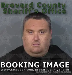 Mugshot of Sean Edward Davis booked in Brevard County, Florida on May 14, 2026
