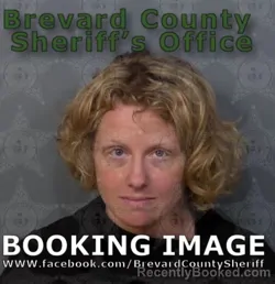 Mugshot of Sarah Lynn Wenzel booked in Brevard County, Florida on May 14, 2026