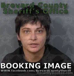 Mugshot of Emily A Salazar booked in Brevard County, Florida on May 14, 2026