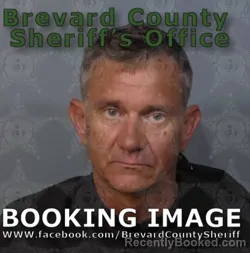Mugshot of William Michael Roberts booked in Brevard County, Florida on May 15, 2026