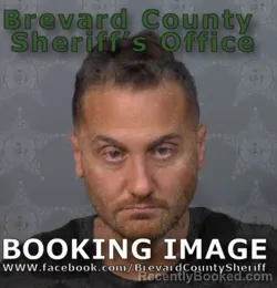 Mugshot of Joseph Damian Demauex booked in Brevard County, Florida on May 15, 2026
