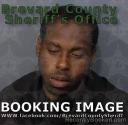 Mugshot of Kqamane Omar Farrar-Brown booked in Brevard County, Florida on May 15, 2026
