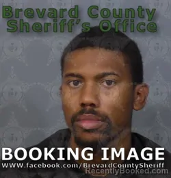 Mugshot of DARIAN DEONTAE SANDERS booked in Brevard County, Florida on May 16, 2026