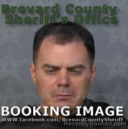 Mugshot of CHRISTIAN ERNESTO FOLGAR LOPEZ booked in Brevard County, Florida on May 16, 2026