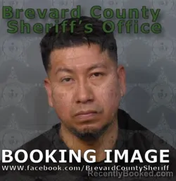 Mugshot of MARCELINO COLLAZO SANTIZ booked in Brevard County, Florida on May 16, 2026