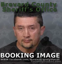 Mugshot of Fernando Xavier Yerovi booked in Brevard County, Florida on May 16, 2026