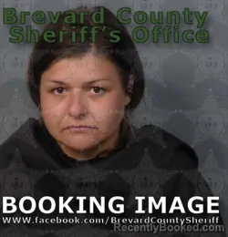 Mugshot of ASHLEY MARIE OTERO booked in Brevard County, Florida on May 17, 2026