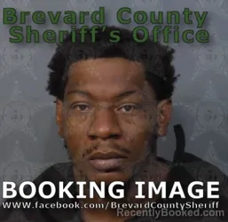 Mugshot of DERRICK NYRON SIMONS booked in Brevard County, Florida on May 17, 2026
