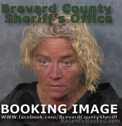 Mugshot of Carrie Munday booked in Brevard County, Florida on May 17, 2026