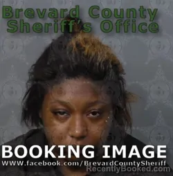 Mugshot of AKAYLA BURKS booked in Brevard County, Florida on May 17, 2026