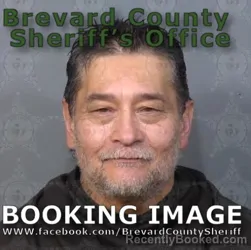 Booking photo from Brevard County, Florida