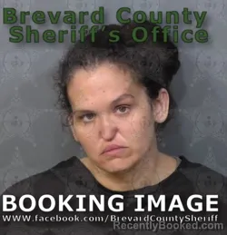 Mugshot of Amber Nicole Shepherd booked in Brevard County, Florida on June 6, 2026