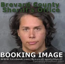 Mugshot of Brandon Phillip Hall booked in Brevard County, Florida on June 11, 2026