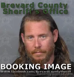 Mugshot of CHRISTOPHER EOIN DOWNEY booked in Brevard County, Florida on June 11, 2026