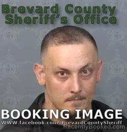 Mugshot of AARON LEE AUTRY booked in Brevard County, Florida on June 12, 2026