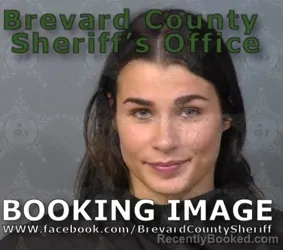 Mugshot of SAMANTHA DAWN METRAS booked in Brevard County, Florida on June 12, 2026