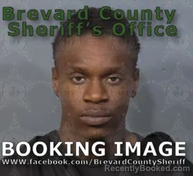 Mugshot of Equan Jahshawn Duwayne Adams booked in Brevard County, Florida on June 12, 2026