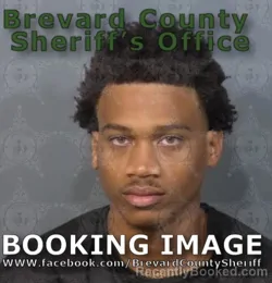 Mugshot of DAVARIAN LARON HAMILTON booked in Brevard County, Florida on June 13, 2026