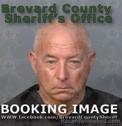 Mugshot of MICHAEL EDWARD WATERMAN booked in Brevard County, Florida on June 13, 2026