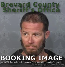 Mugshot of DUSTIN SHANE CLAWSON booked in Brevard County, Florida on June 13, 2026