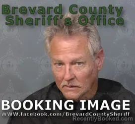Mugshot of JOSEPH GERALD PEACOCK booked in Brevard County, Florida on June 14, 2026