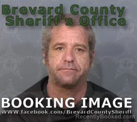 Mugshot of DANIEL RAY JONES booked in Brevard County, Florida on June 14, 2026