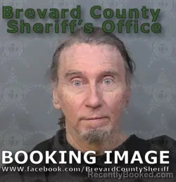 Booking photo from Brevard County, Florida