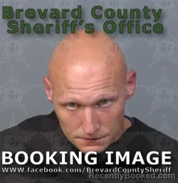 Booking photo from Brevard County, Florida