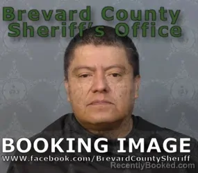 Mugshot of Angel Eduardo Cruz Zarate booked in Brevard County, Florida on June 14, 2026