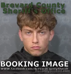 Mugshot of AIDAN P ORILEY booked in Brevard County, Florida on June 15, 2026