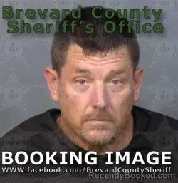 Mugshot of JASON ALAN RUSH booked in Brevard County, Florida on June 16, 2026