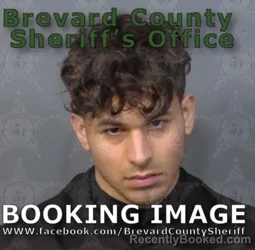 Mugshot of Luke Anthony Pearah booked in Brevard County, Florida on June 16, 2026
