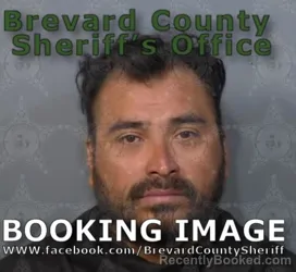 Mugshot of RUSVIN ABIMAEL DE LEON BARRIOS booked in Brevard County, Florida on June 16, 2026