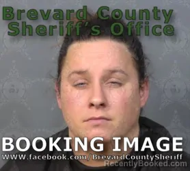 Mugshot of Jessica Spencer booked in Brevard County, Florida on June 17, 2026