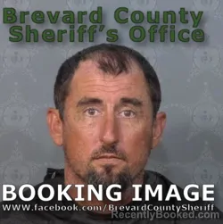 Mugshot of ROBERT EARL GOURLAY booked in Brevard County, Florida on June 17, 2026
