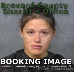 Mugshot of AMELIA VIRGINIA RUEST booked in Brevard County, Florida on June 17, 2026