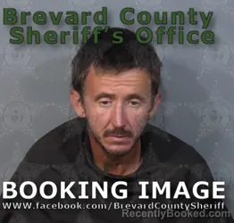 Mugshot of Kevin Arthur Harris booked in Brevard County, Florida on June 18, 2026