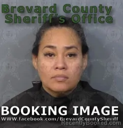 Mugshot of Jennifer Crespo Delgado booked in Brevard County, Florida on June 18, 2026