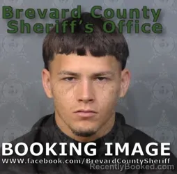 Mugshot of ANTHONY BURGOS MIRANDA booked in Brevard County, Florida on June 18, 2026