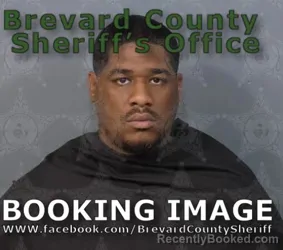 Mugshot of DARRIOUS LAMAR DAVIS booked in Brevard County, Florida on June 18, 2026