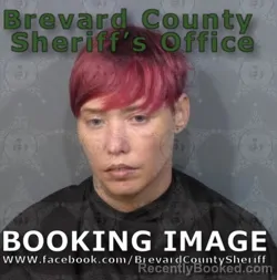 Mugshot of JESSICA NICOLE THIVENER booked in Brevard County, Florida on June 19, 2026