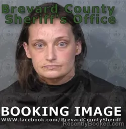 Mugshot of GABRIELLE NICOLE RAGAN booked in Brevard County, Florida on June 19, 2026