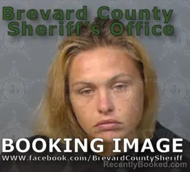 Mugshot of SYDNEY ALISSA BALL booked in Brevard County, Florida on June 19, 2026