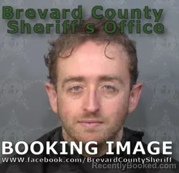 Mugshot of Joshua Allan Shaver booked in Brevard County, Florida on June 20, 2026