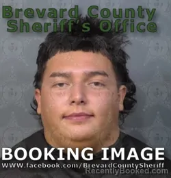 Mugshot of ELIJAH DAVID LORENZO CARBAJAL booked in Brevard County, Florida on June 20, 2026