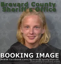 Mugshot of Kaitlyn Rose Merritt booked in Brevard County, Florida on June 20, 2026