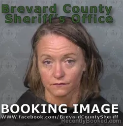 Mugshot of Tiffani Ann Markey booked in Brevard County, Florida on June 20, 2026
