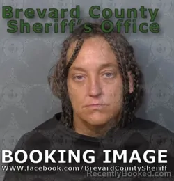 Mugshot of ANGELA MARIE RAINEY booked in Brevard County, Florida on June 20, 2026