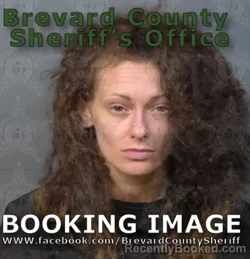 Mugshot of KATLIN MARANDA PEACOCK booked in Brevard County, Florida on June 20, 2026